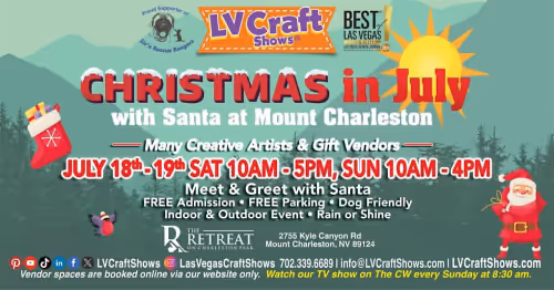 Christmas in July with Santa at Mount Charleston Event Image