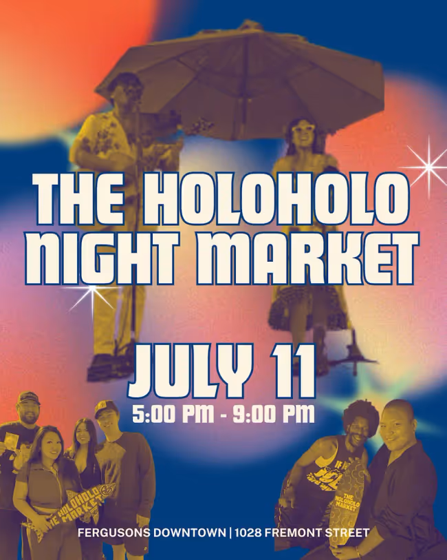 The Holoholo Night Market (free) & UFC 329 Watch Party ($20) Event Image